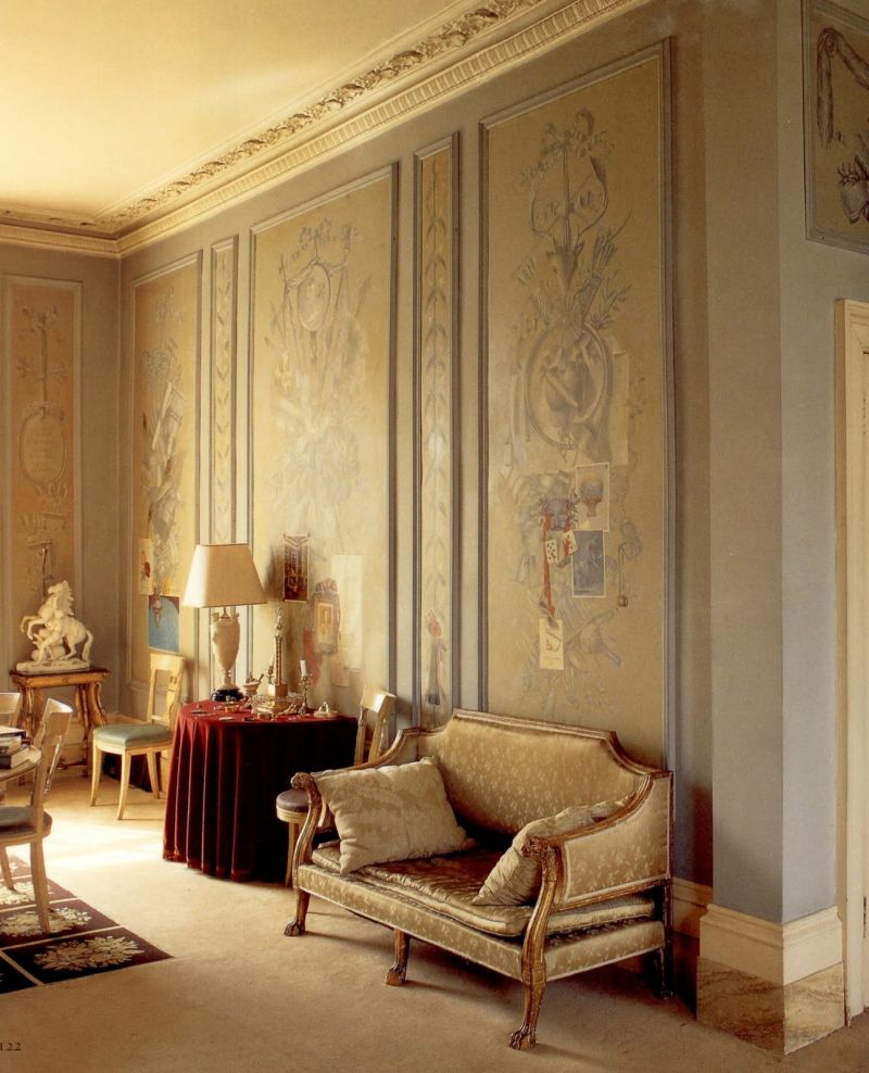Lady Diana Cooper’s drawing room, Little Venice, London Photograph by Derry Moore 