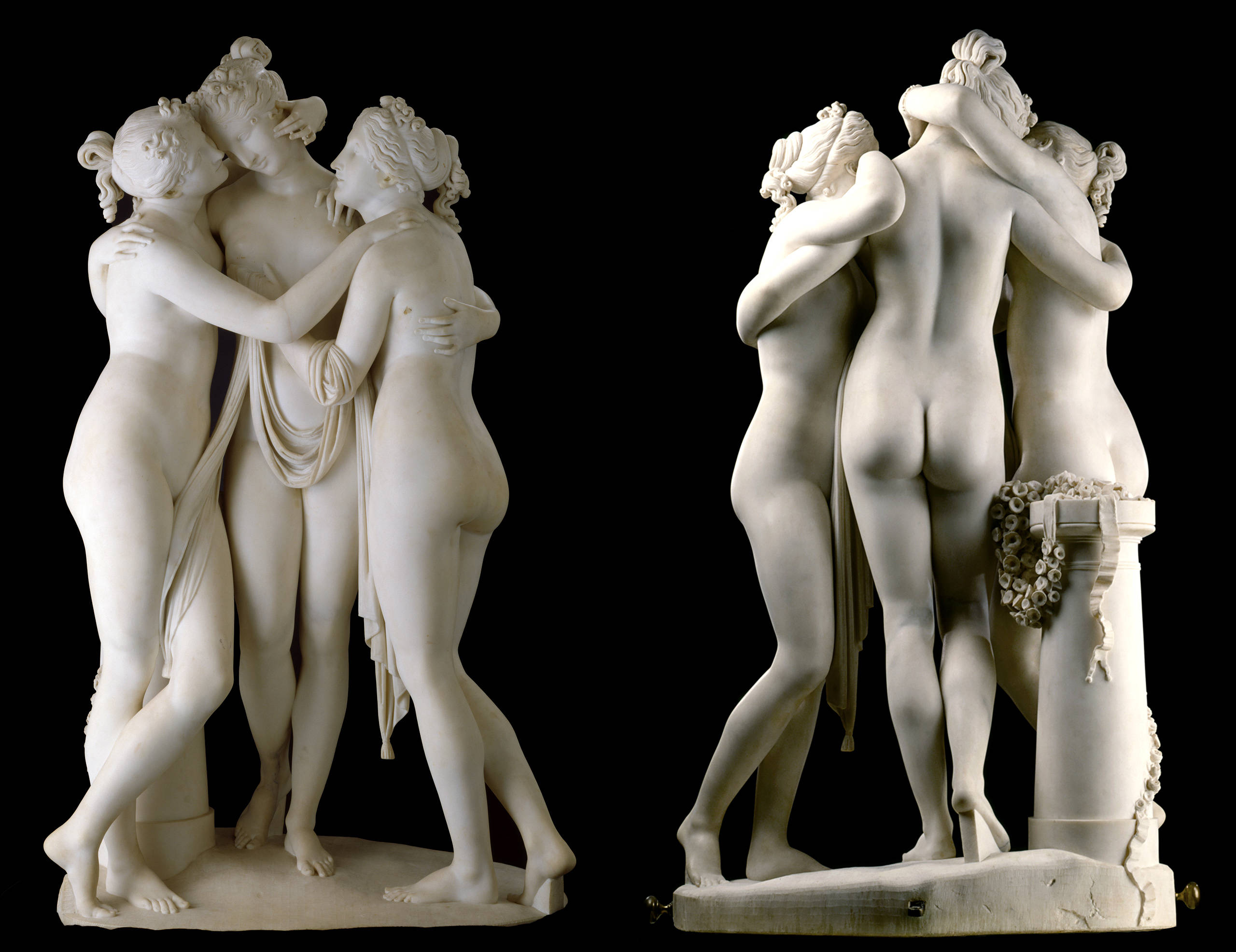 Three Graces, 1814-1817, (original in the Hermitage, St. Petersburg)
