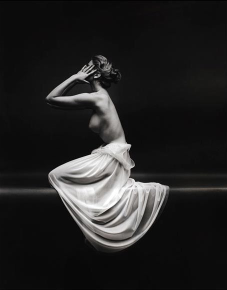 ​Carmen Dell'Orefice (born June 3, 1931), the oldest model in the world, photo by Mark Shaw, Vanity Fair, 1953