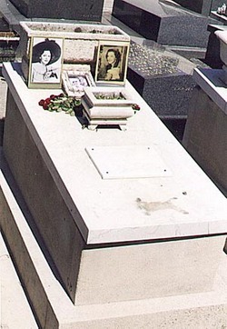 Maria Montez's tombstone in Cimetière du Montparnasse in ParisCimetière du Montparnasse in Paris