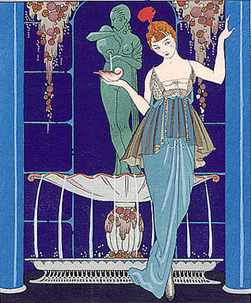evening dress by Jeanne Paquin, 1914