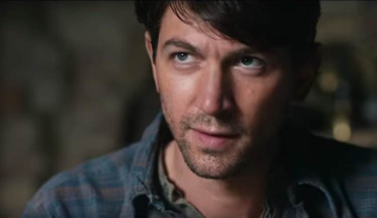 Michiel Huisman as Dawsey Adams in film The Guernsey Literary and Potato Peel Pie Society(film, 9 April 2018)