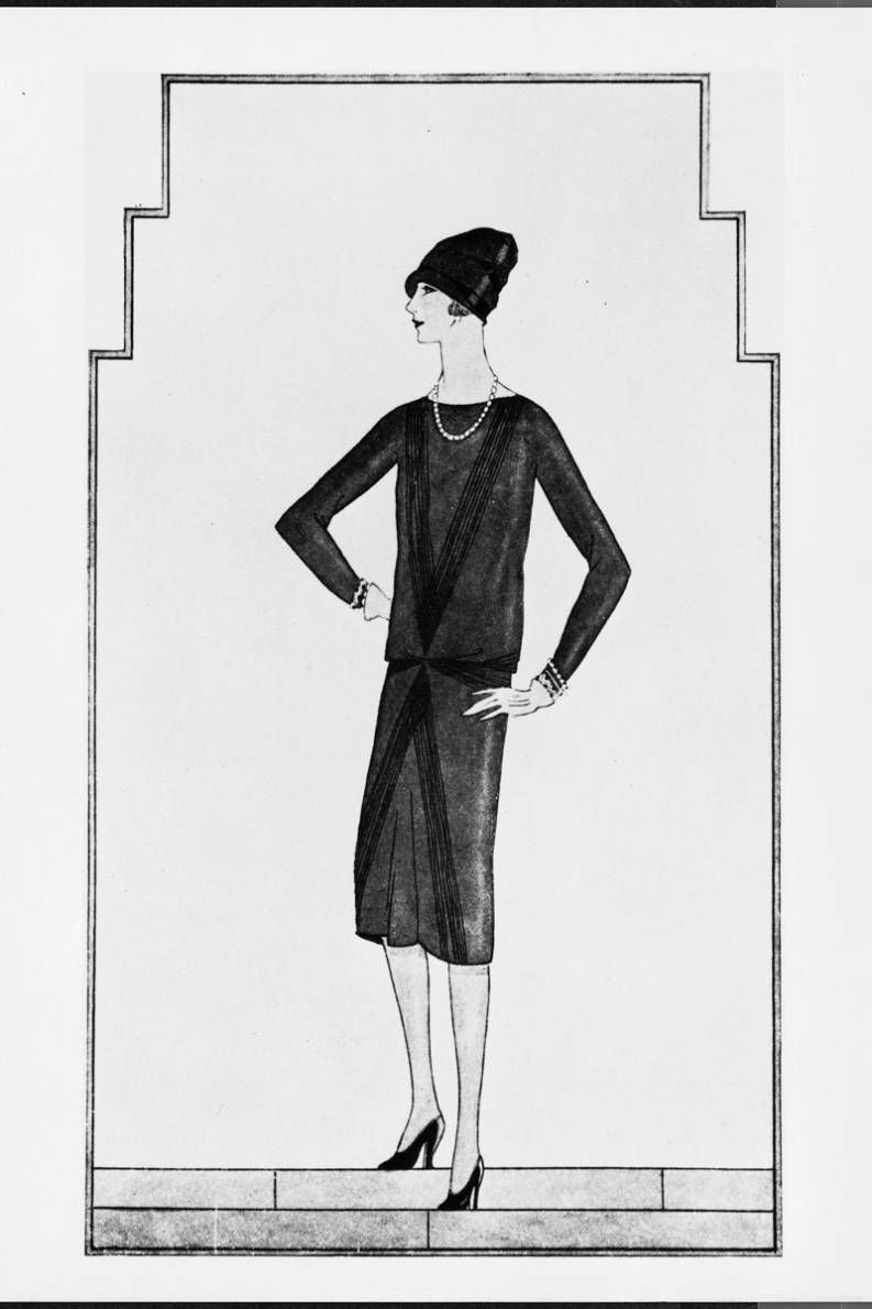 Elegant style icon wardrobe essentials: The Little Black Dress: Coco Chanel's model T little black dress, 1926