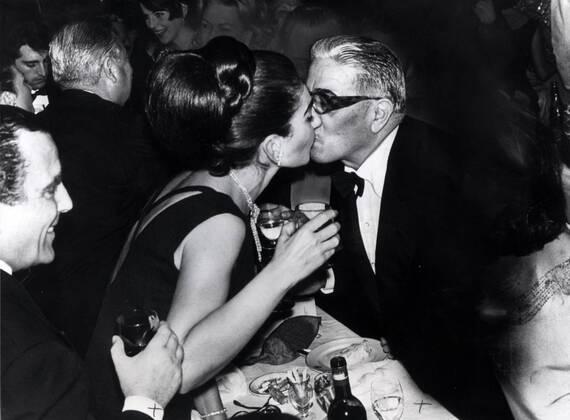 Elegant style icon wardrobe essentials: Maria Callas in black dress