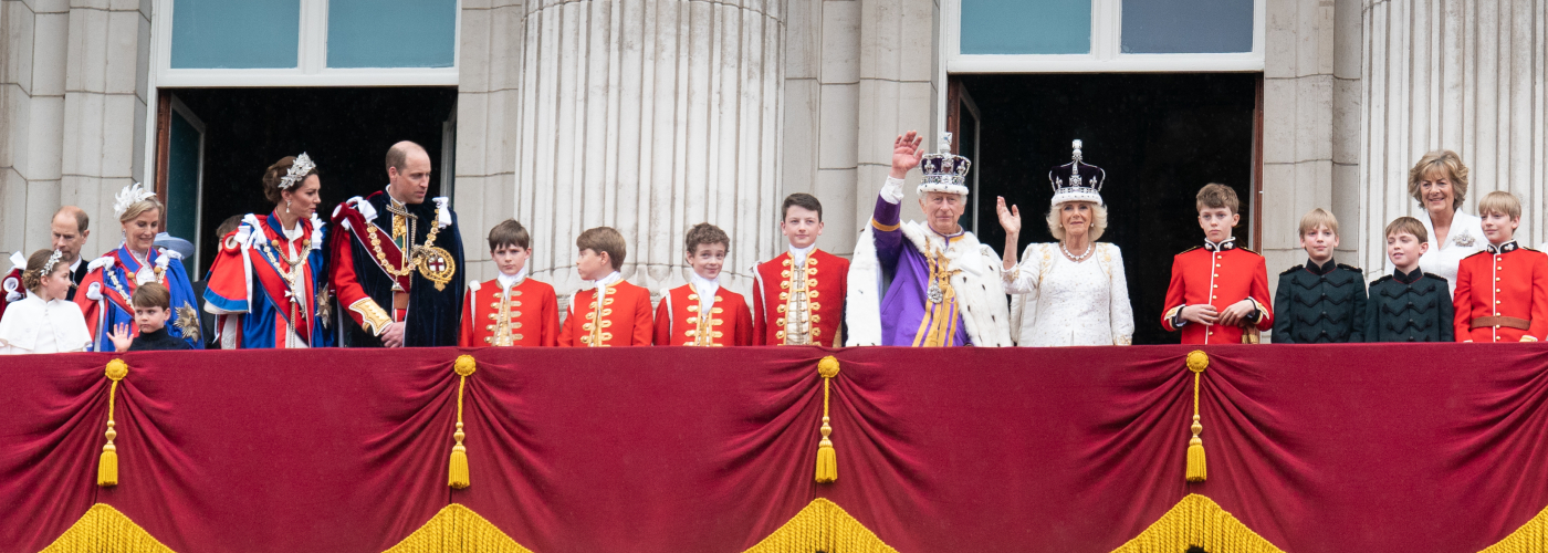 Kate Middleton wore an ivory silk gown custom made by Alexander McQueen for King Charles III's coronation ceremony, 6th May, 2023
