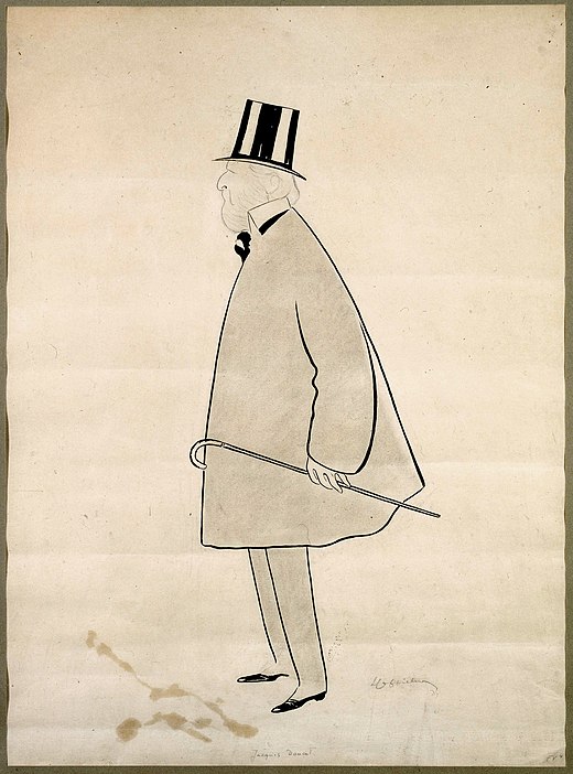 Caricature de Jacques Doucet par Leonetto Cappiello, 1903.