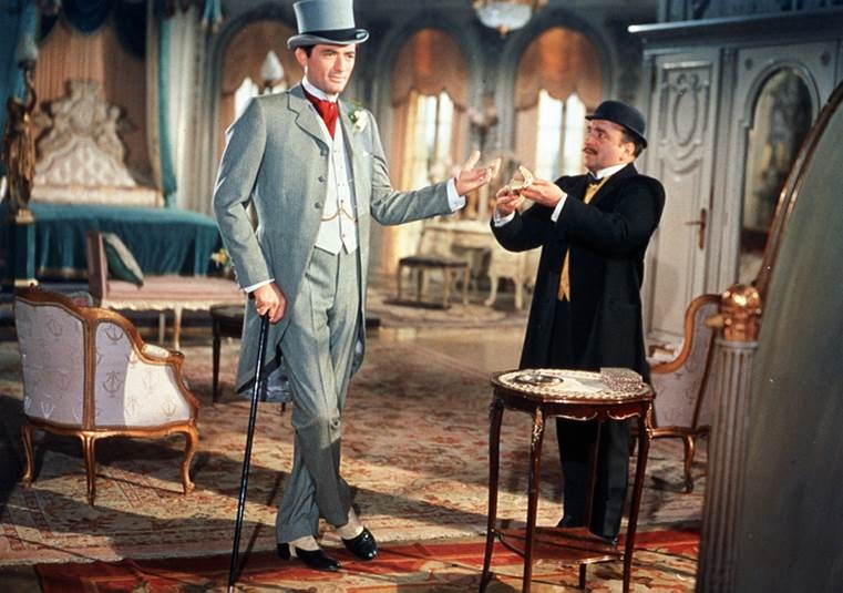 Gregory Peck in film The Million Pound Note (1954)