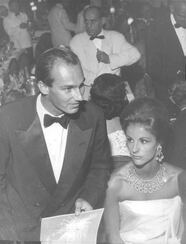 Dolores Guiness (31 July 1936 – 20 January 2012), elegancepedia, Dolores Guinness with Karim Aga Khan in Monte Carlo, 1966