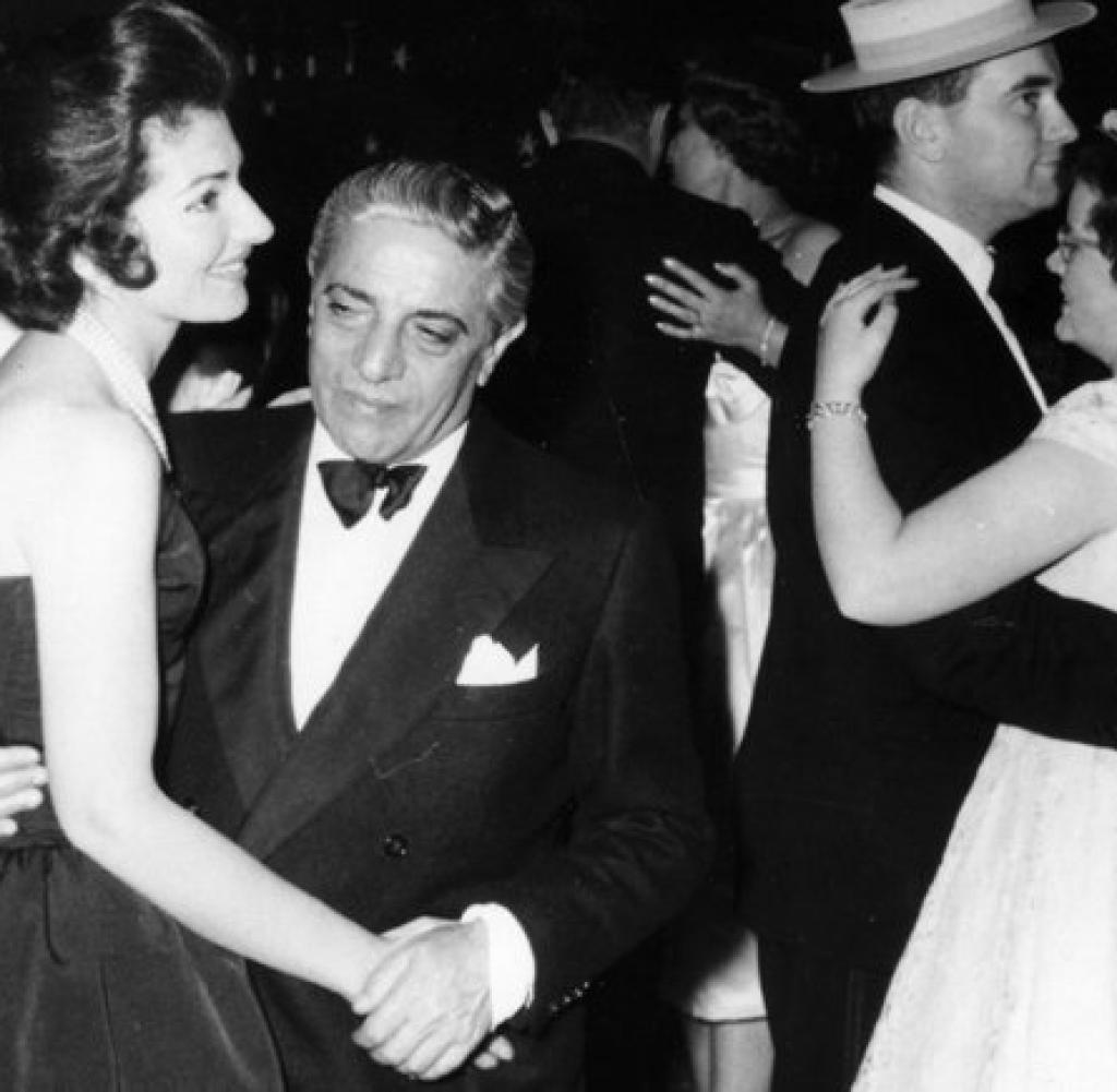 Elegant style icon wardrobe essentials: Maria Callas in black dress
