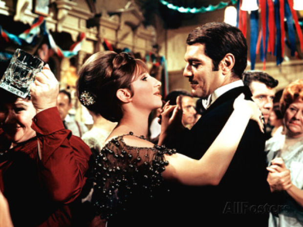 Omar Shariff and Barbra Streisand  in Funny Girl (1968)