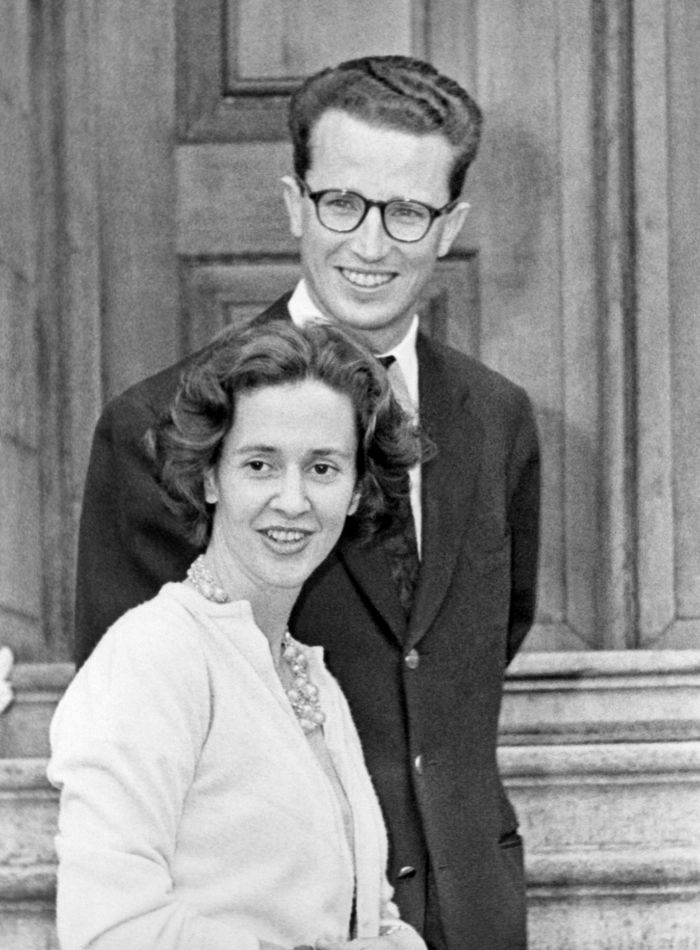 HM King Baudouin I of the Belgians and his wife Doña Fabiola de Mora y Aragón, Queen of the Belgians