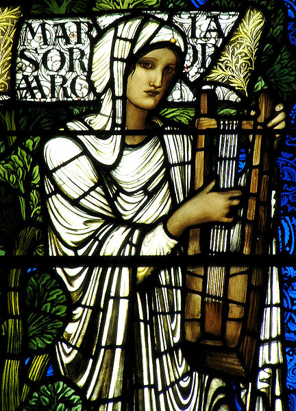 Miriam, 1886 in St Giles' Cathedral, Edinburgh designed by Edward Burne-Jones