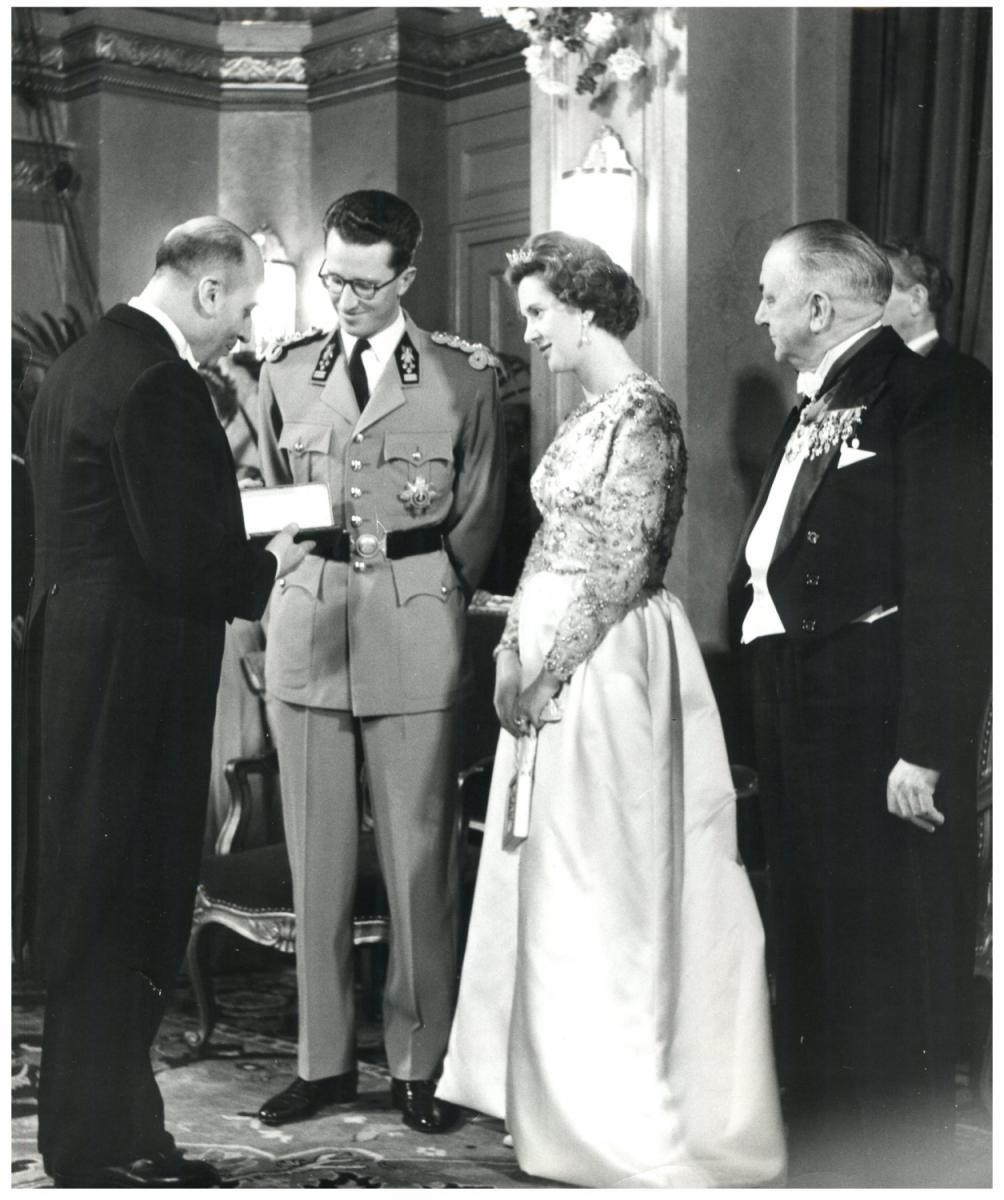 HM King Baudouin I of the Belgians and his wife Doña Fabiola de Mora y Aragón, Queen of the Belgians