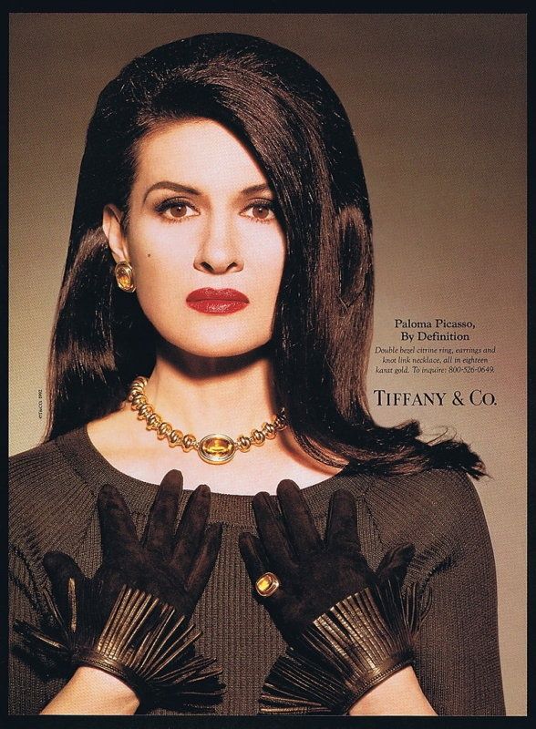 Paloma Picasso la designadora del Tiffany Co.
