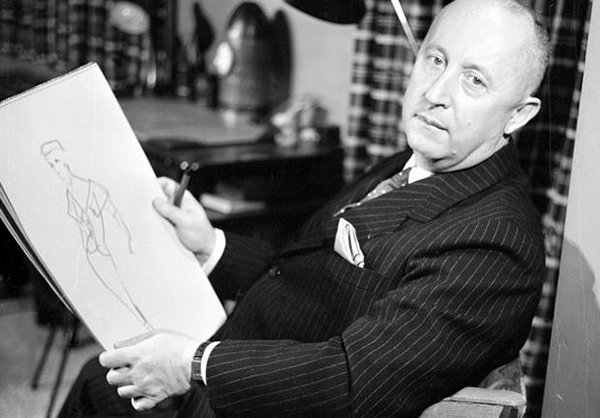 Christian Dior with illustration of René Gruau