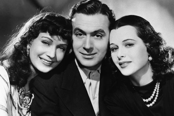 Charles Boyer with Sigrid Gurie and Hedy Lamarr in Algiers (1938)