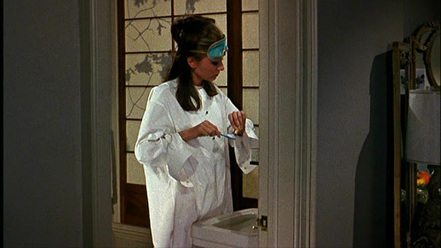 Audrey Hepburn in white shirt, Breakfast at Tiffany's