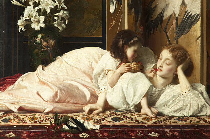 Mother and Child, (1864-5) by Frederic Leighton