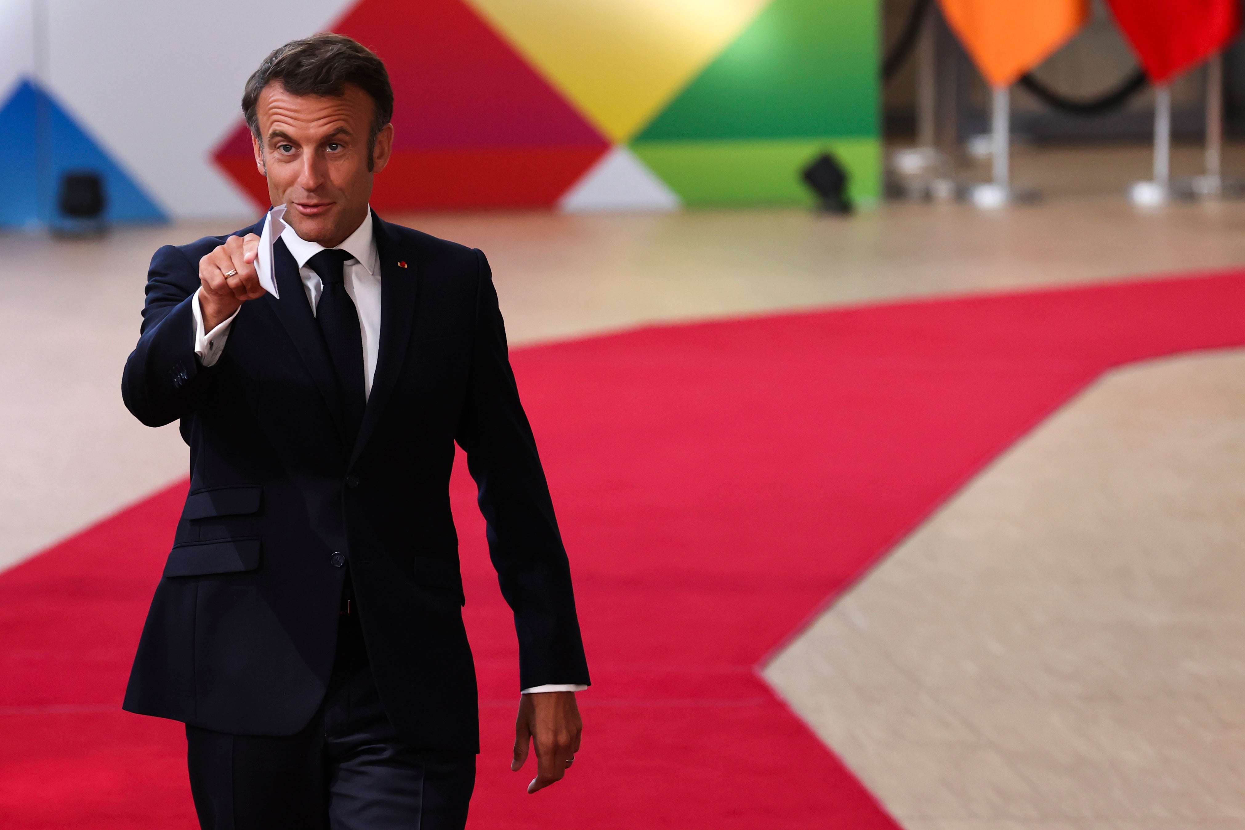 French president Emmanuel Macron paid homage to Jane Birkin, the actress and style icon who died on 16 July 2023 at age of 76
