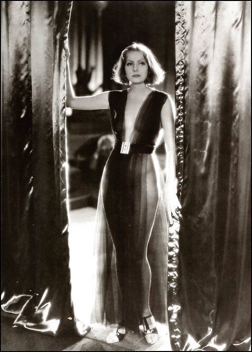 Greta Garbo in costume designed by Adrian