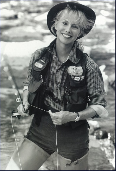 Karen Graham fly fishing