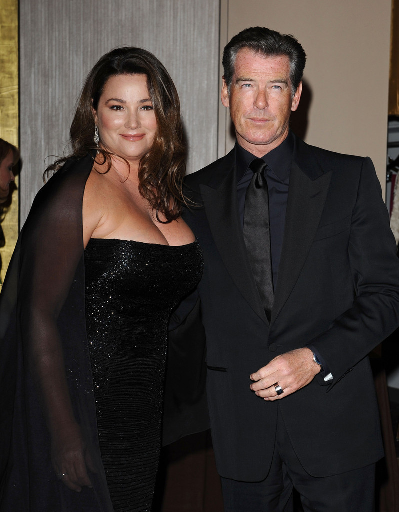 ierce Brosnan and his second wife Keely Shaye Smith