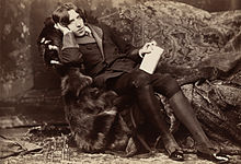 The most elegant intellectual man Oscar Wilde Wilde reclining with Poems, by Napoleon Sarony in New York in 1882. 