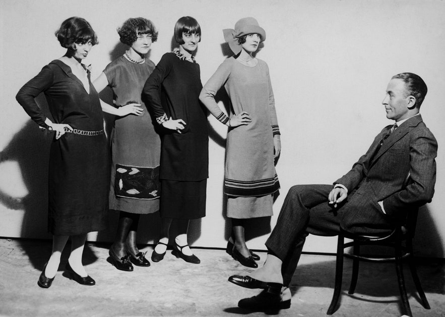 Jean Patou with his models