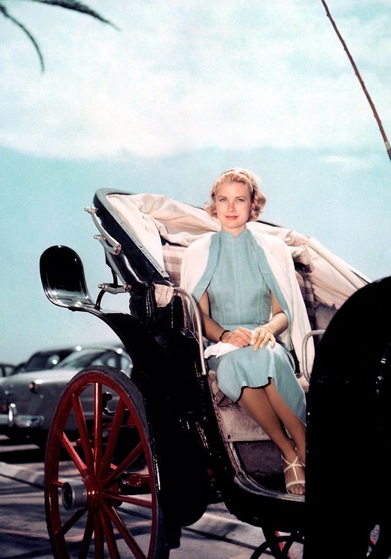 Elegant style icon wardrobe essentials: Grace Kelly in cardigan sweater