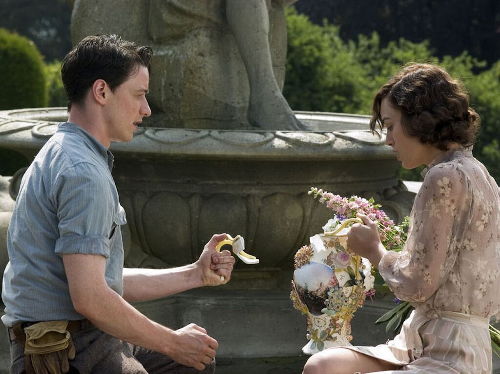Cecilia and Robbie in film Atonment