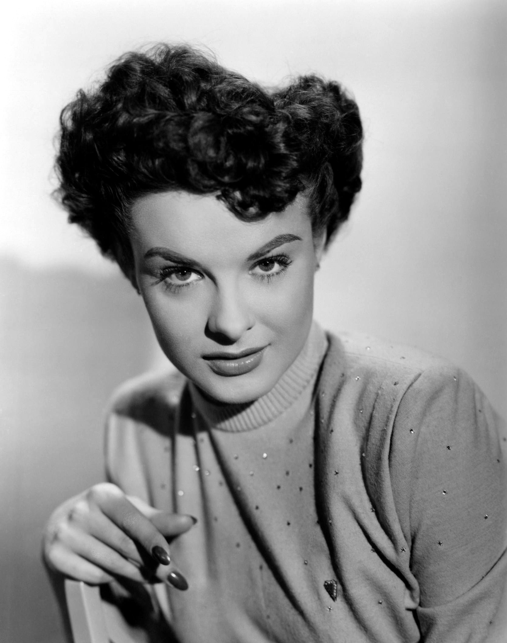 Jean Peters (October 15, 1926 – October 13, 2000), Amercian actress, the wife of billionaire Howard Hughes