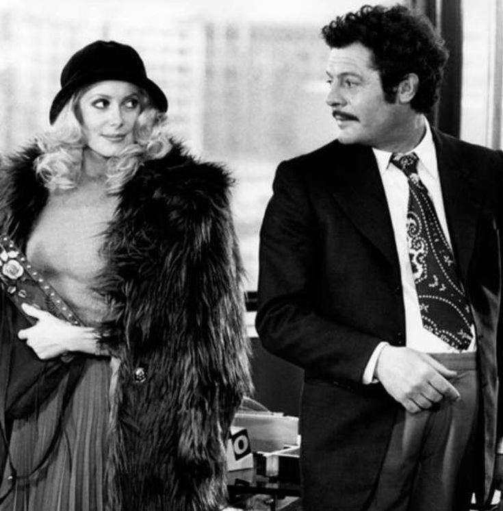 Marcello Mastroianni con Catherine Deneuve