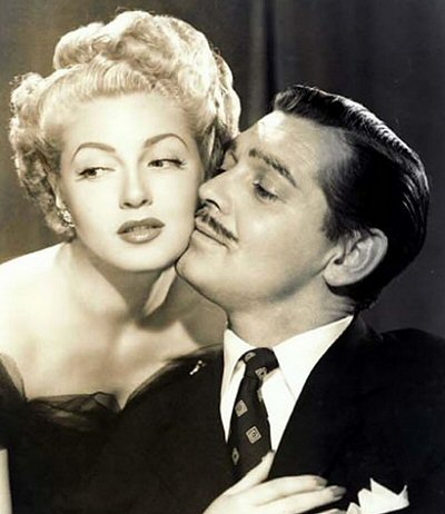 Clark Gable with Lana Turner in Somewhere I'll Find You (1942)