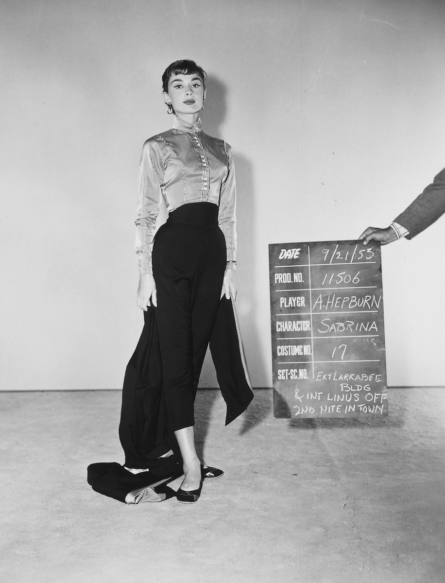 Elegant style icon wardrobe essentials: Audrey Hepburn in capri pants