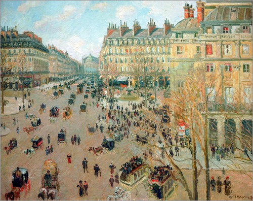 Paris built by Georges Haussmann