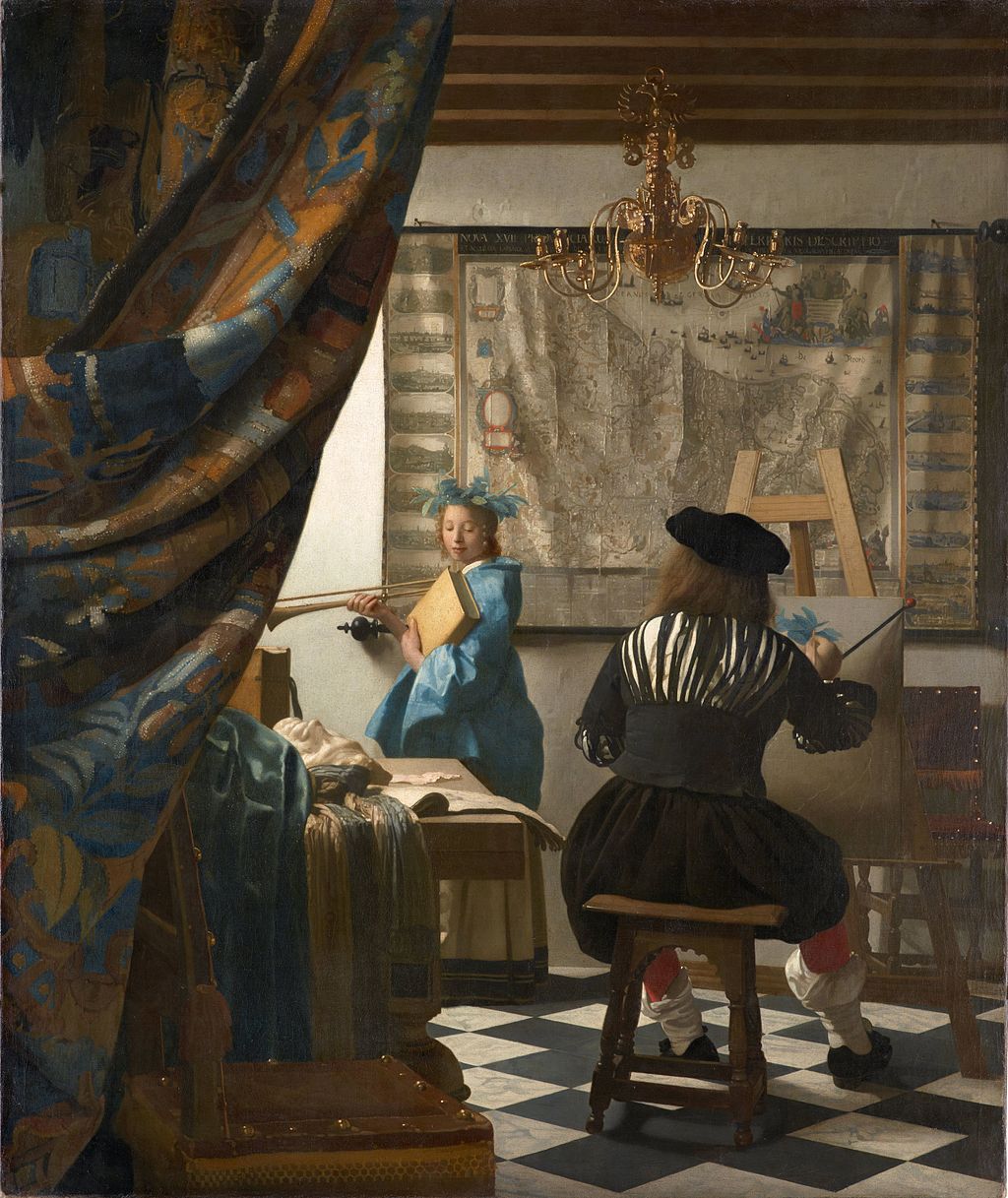 Vermeer's Art of Painting or The Allegory of Painting (c. 1666-1668)