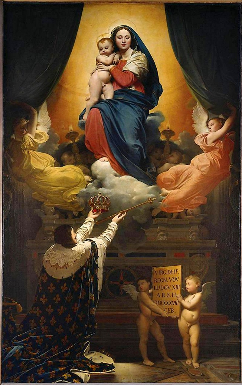 The Vow of Louis XIII (1824) by Dominique Ingres, Cathedral of Notre-Dame, Montauban