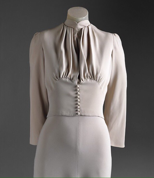 Wallis Simpson Duchess of Windsor 1937 wedding dress ensemble designed by Mainbocher