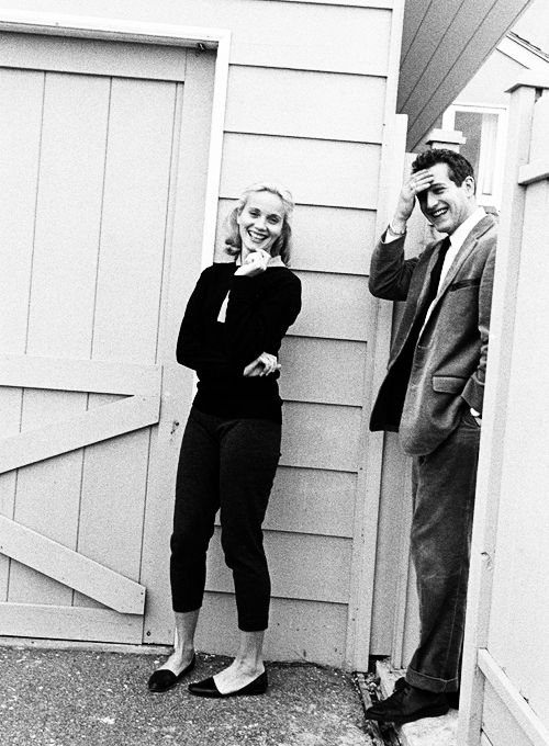 Eva Marie Saint & Paul Newman on the set of ‘Exodus’, 1960. ”