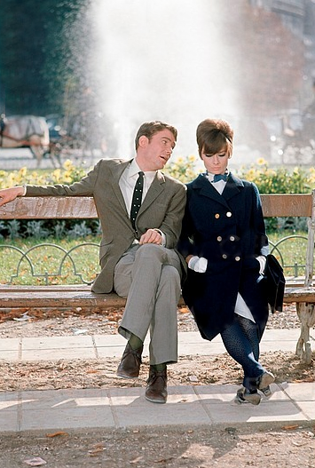 Peter O'Toole and Audrey Hepburn in film How to Steal a Million (1966)