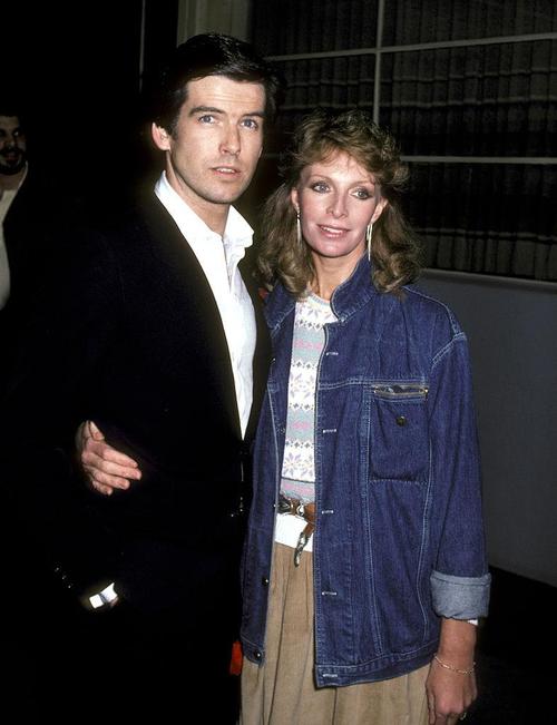 Pierce Brosnan and his first wife Cassandra Harris