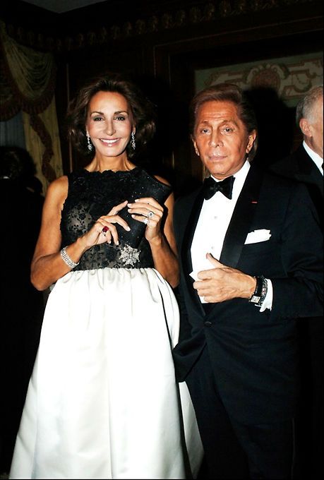 Naty Abascal with Valentino Garavani