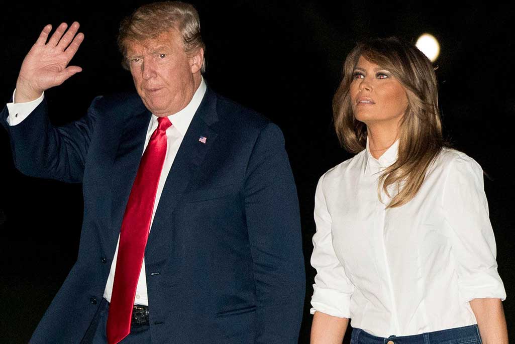 Elegant style icon wardrobe essentials: Melania Trump in white shirt