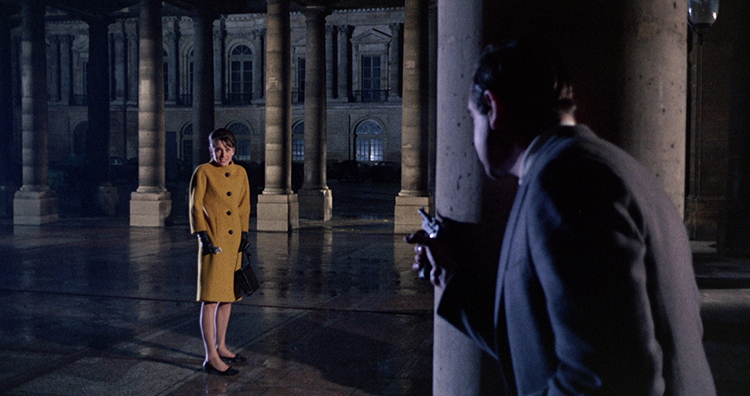 Audrey Hepburn movie costume Charade(1963) complete outfits as Reggie Lampert: the mustard yellow coat