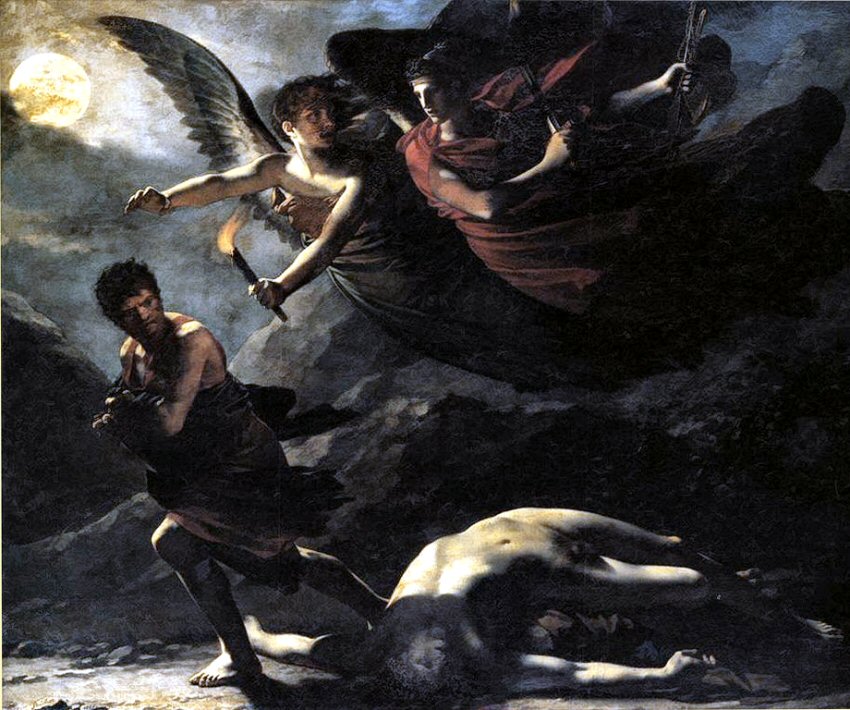 La Justice et la Vengeance divine poursuivant le Crime, par Prud'hon