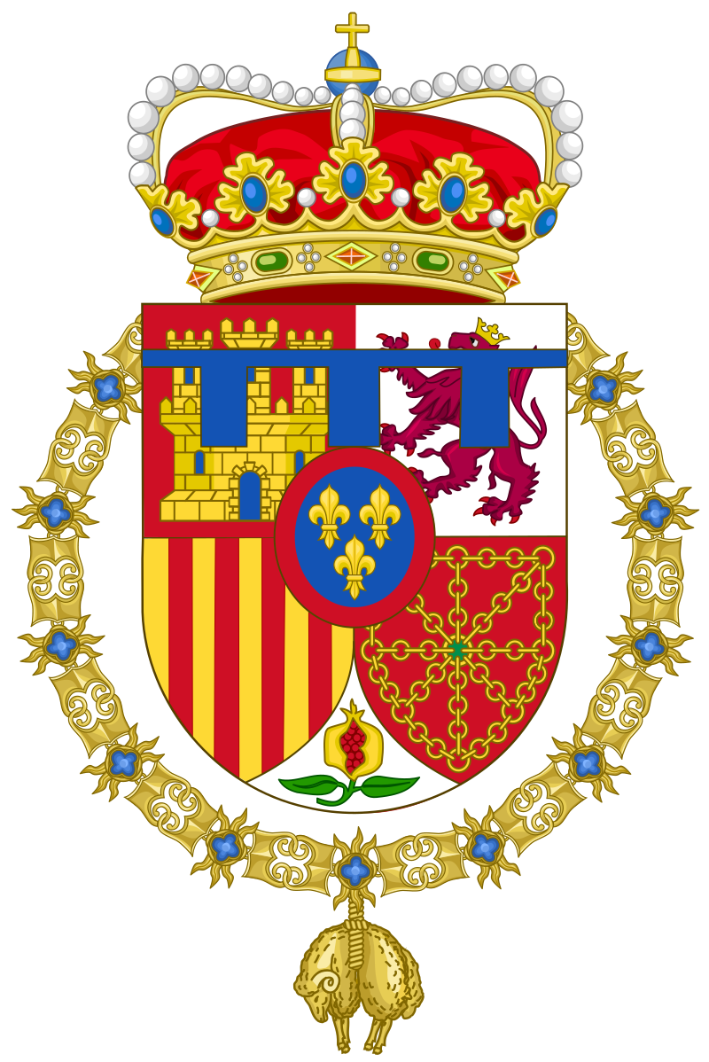 Felipe's arms as heir to the throne of Spain