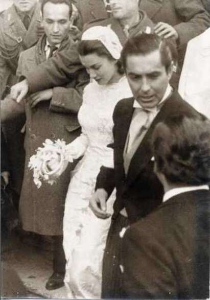 Linda Christian wedding dress 1949 by Sorelle Fontana