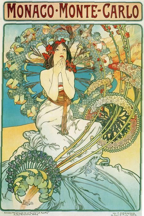 Alphonse Mucha(24 July 1860 - 14 July 1939)