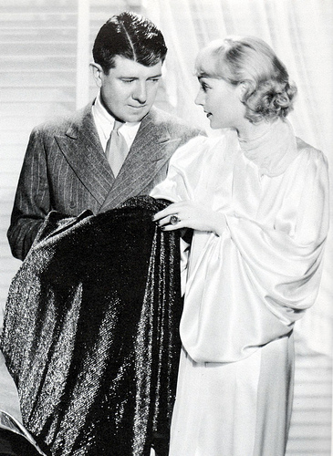 Travis Banton with Carole Lombard