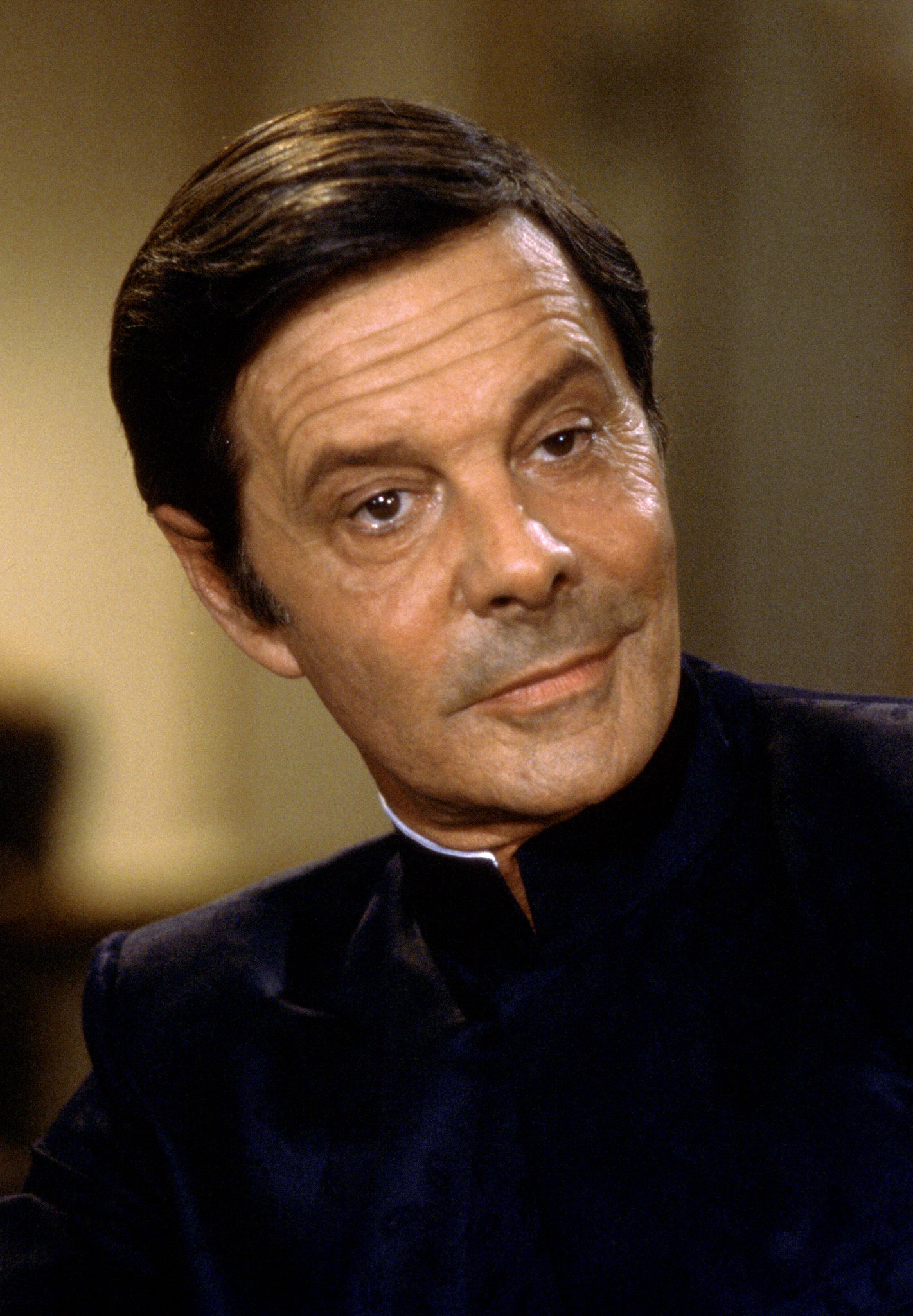 Louis Jourdan as Prince Kamal Khan, the villain in the 1983 James Bond film “Octopussy.”